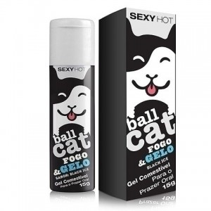 Gel Comestível Ball Cat - Hot Ice Black 15g